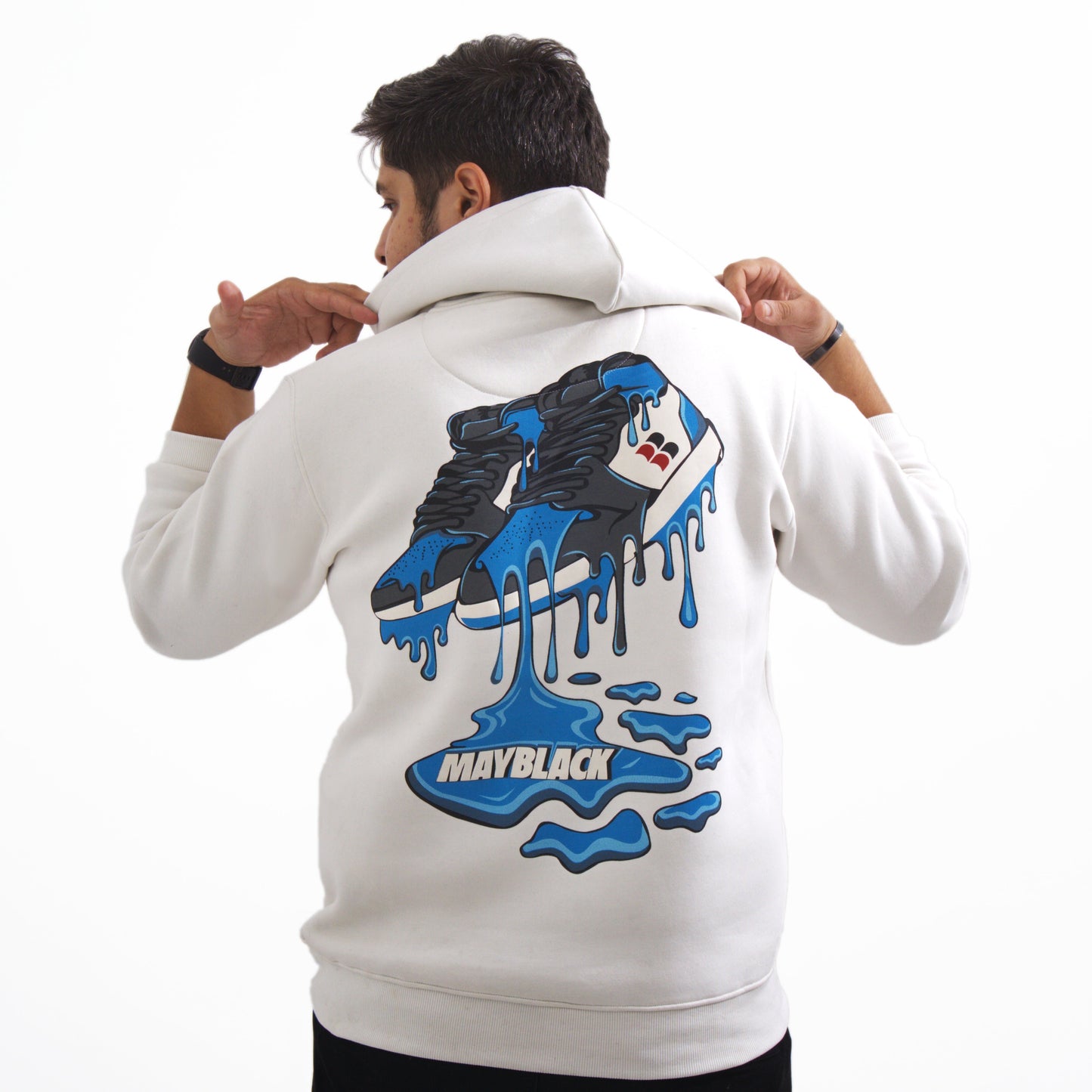 Sneaker Back Mayblack - Cozy and Stylish Sneaker Hoodie