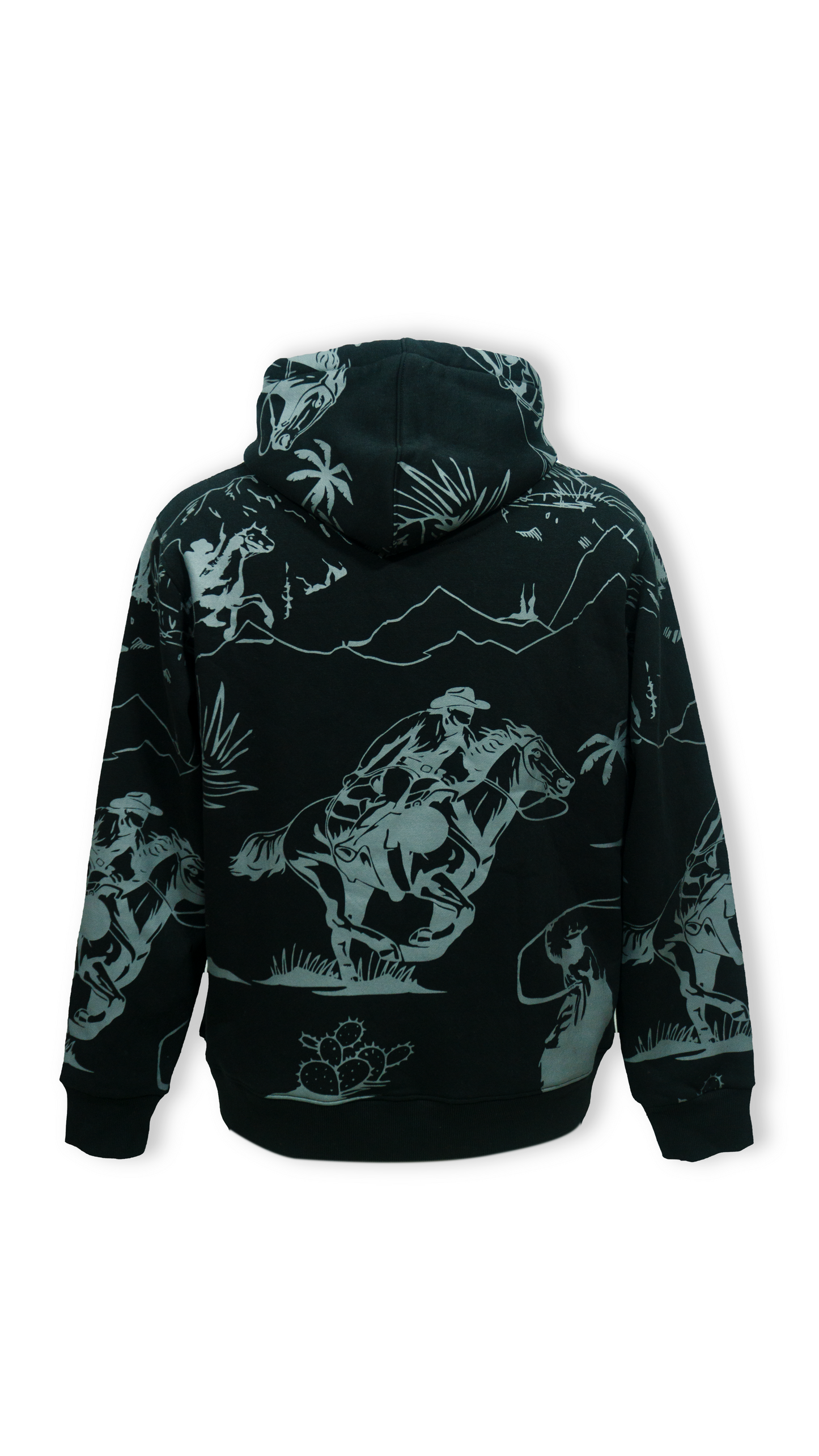 Mayblack Rodeo Rider Hoodie Black