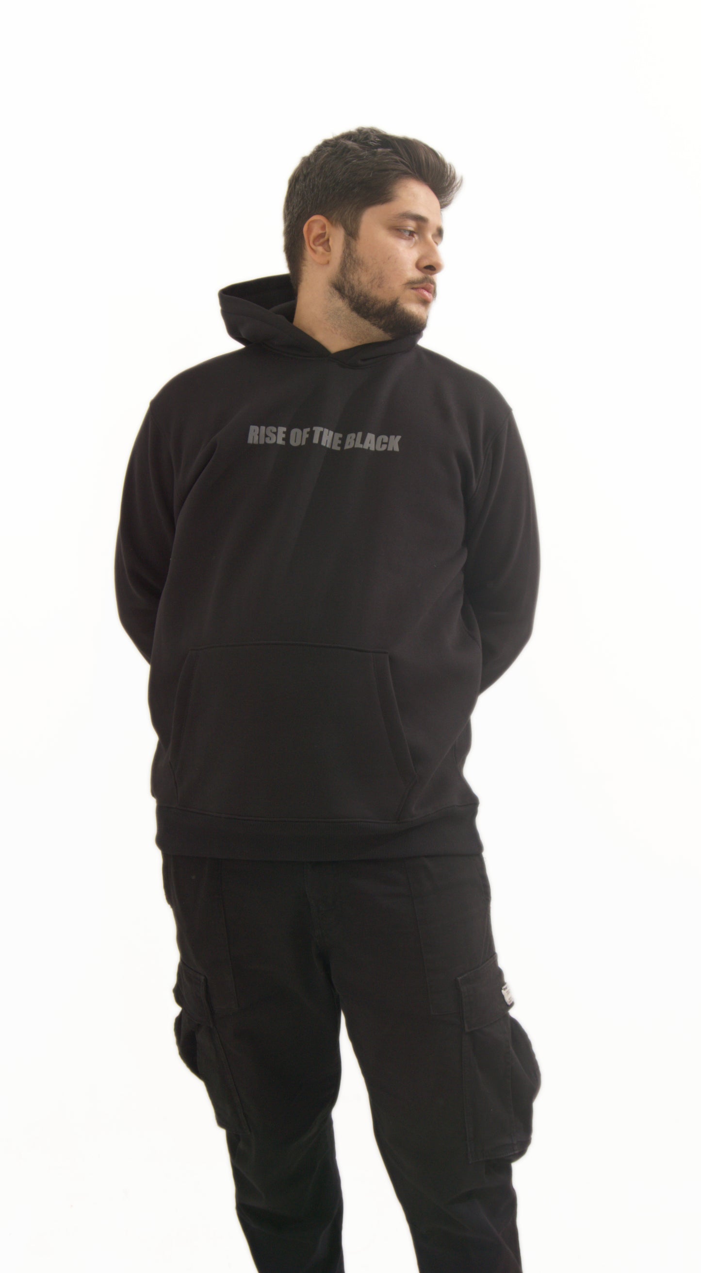 Rise of the Black: A Bold Statement Hoodie