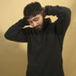 Anti-Pelling Polar Fleece Pullover with  Zip up Polo neck