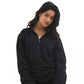 Anti-Pelling Polar Fleece Pullover with  Zip up Polo neck